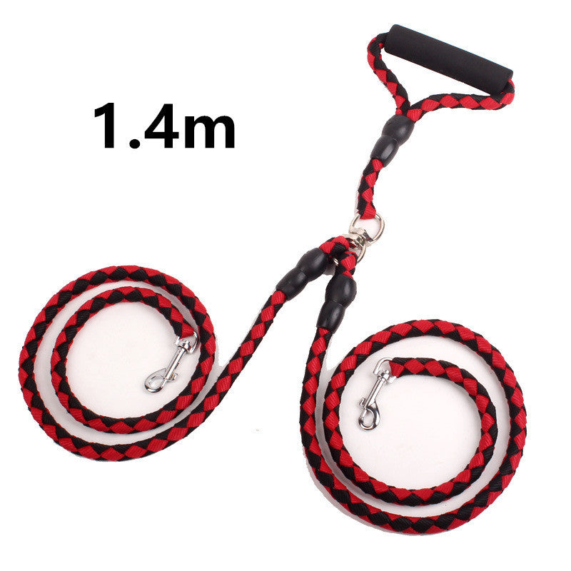 Double-Ended Traction Rope For Walking Dog