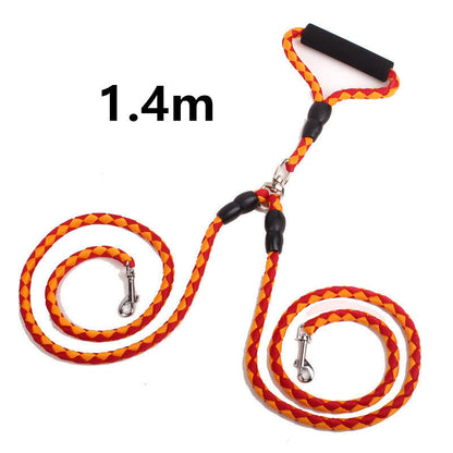 Double-Ended Traction Rope For Walking Dog